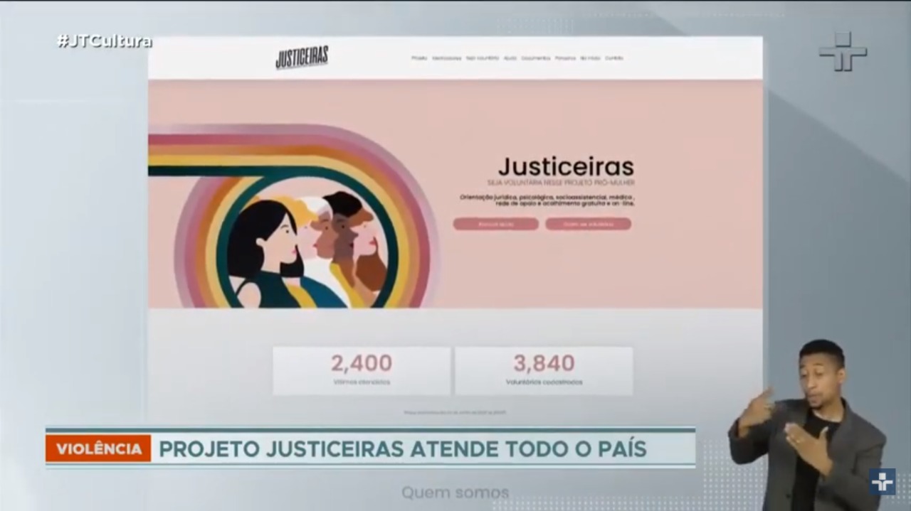 Leia mais sobre o artigo Justiceiras: Projeto de apoio a vítimas de violência atendeu mais de 2,5 mil mulheres em 7 meses